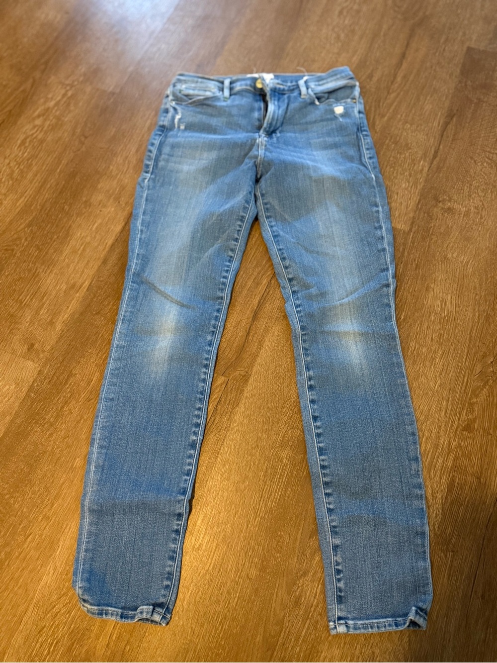 Frame Denim Light Blue Skinny Jeans
